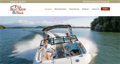 Desktop Screenshot of carolinafallboatshow.com