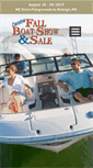 Mobile Screenshot of carolinafallboatshow.com